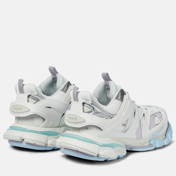 Balenciaga Track Sneakers in White Blue Purple, Size 41 New w/Dust Bag $1,150 - Picture 3 of 13